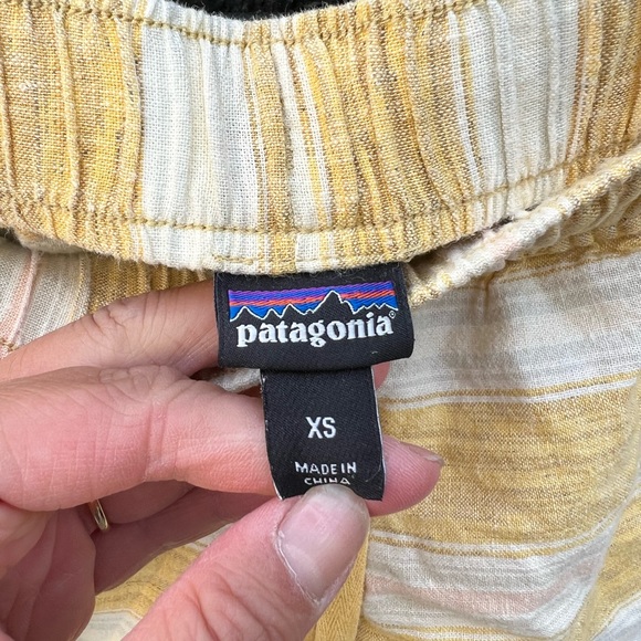 Patagonia Yellow Striped Hemp Baggies - Picture 3 of 4